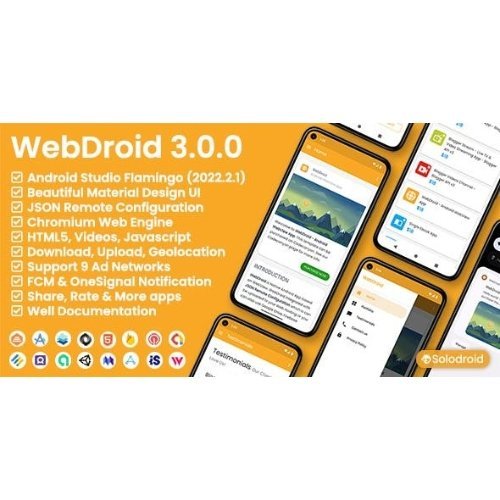 WebDroid Android WebView App Nulled