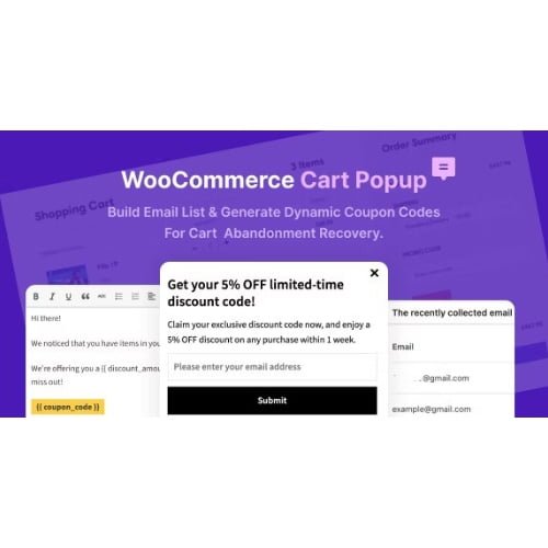 WooCommerce Cart Popup For Cart Abandonment Recovery