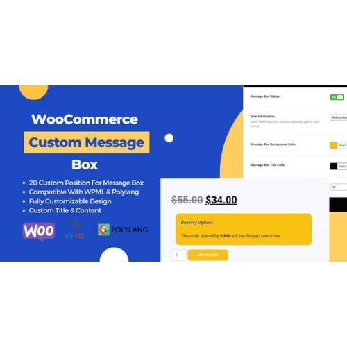 WooCommerce Product Page Custom Message Box