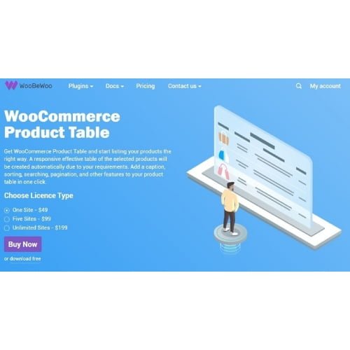 WooCommerce Product Table PRO WooBeWoo Nulled