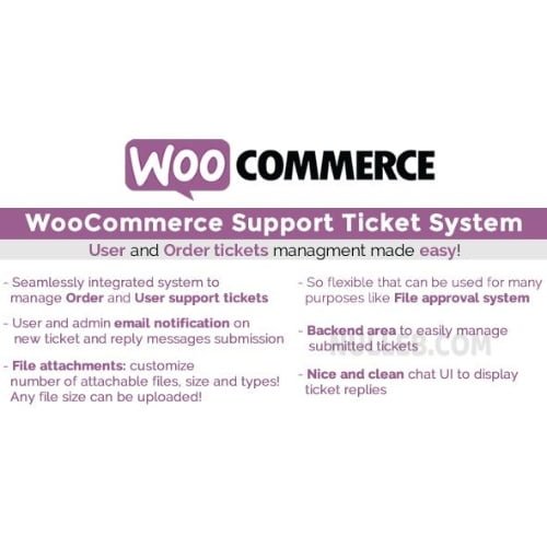 WooCommerce Support Ticket System