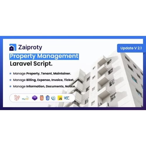Zaiproty Property Management Laravel Script