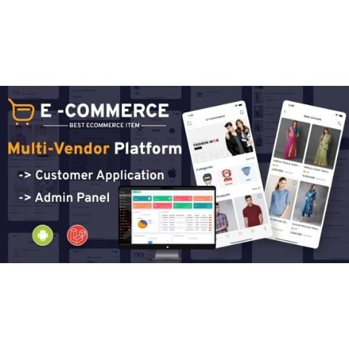 eCommerce Multi vendor ecommerce Android App with Admin panel Nulled