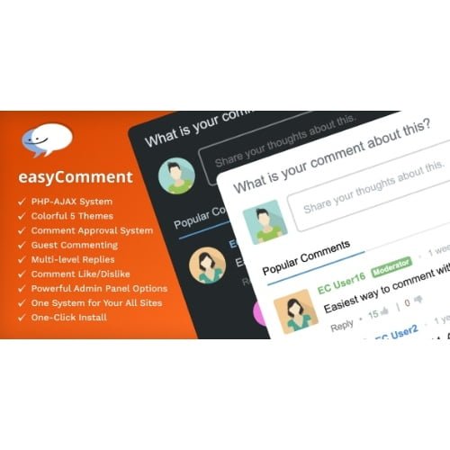 easyComment – PHP Comment Script Nulled