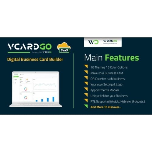 vCardGo SaaS Digital Business Card Builder System Nulled
