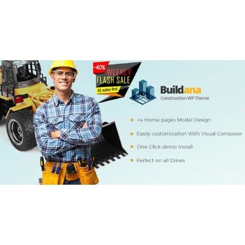Buildana Construction Building WordPress Theme