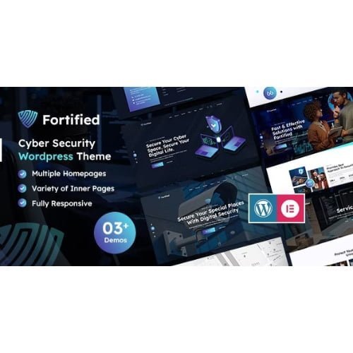 Fortified IT Cyber Security WordPress Theme