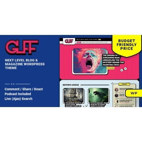 Guff Blog Magazine WordPress Theme