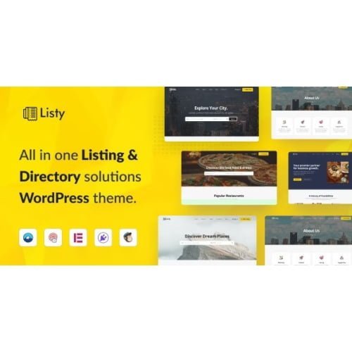 Listy Listing Directory Solutions WordPress Theme