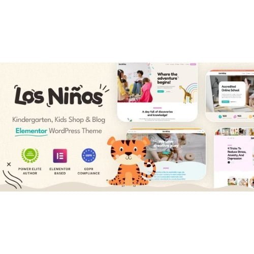 Los Ninos Children Education WordPress Theme
