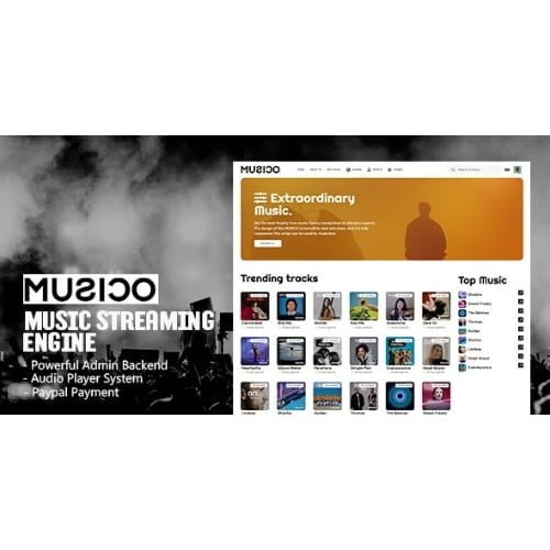 MUSICO – Music Streaming Engine