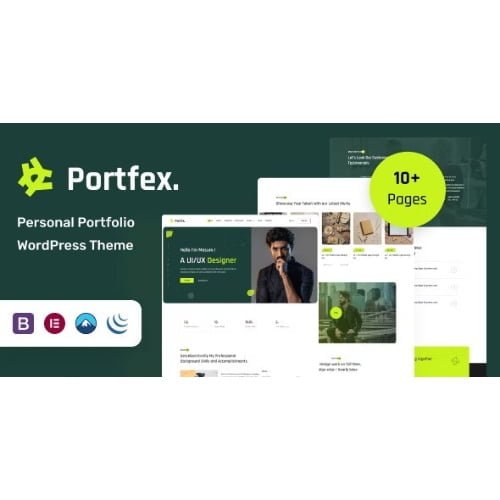 Portfex Personal Portfolio WordPress Theme
