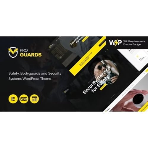 ProGuards Safety Body Guard Security WordPress Theme