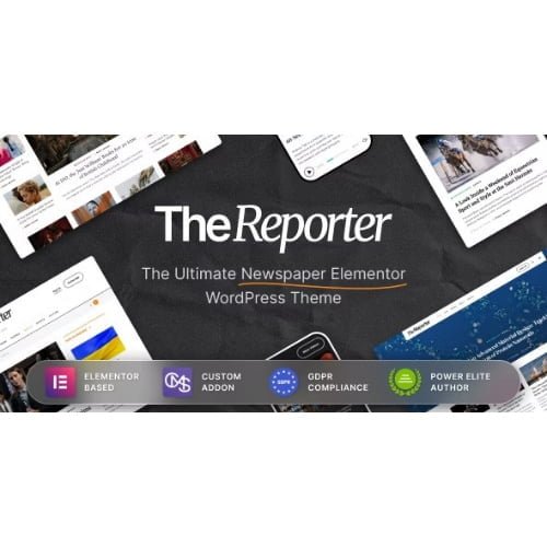 The Reporter Newspaper Editorial WordPress Theme